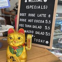 Special board at Best Friend Juice Bar & Cafe in Portland