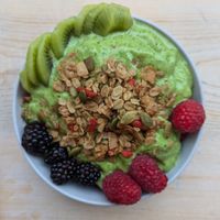 Green Smoothie Bowl at Best Friend Juice Bar & Cafe in Portland