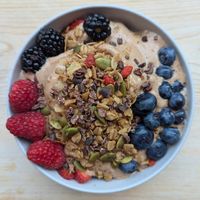 Chocolate Smoothie Bowl at Best Friend Juice Bar & Cafe in Portland