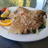 Veganized Zorba the Greek at The Crêpe Place in Santa Cruz