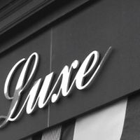 luxe’s website logo at Luxe Bar & Grill in Birmingham