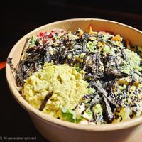 Beet Poke Bowl at Kokomo in North Vancouver