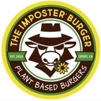 Logo at The Imposter Burger in Cotati