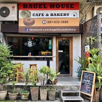 Shop front at Bagel House in Chiang Mai