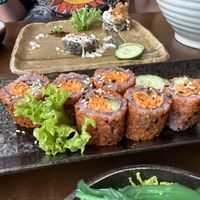 also: the seaweed salad is gluten free! i rarely get to have it so i was stoked!! celiacs, bring your own soy sauce for the sushi doe  at Tian Yun Vegan 天云蔬食 in Penang