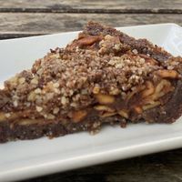 Raw apple pie at Peace Pies in San Diego