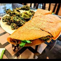 Mystical Mushroom Quesadilla #Veganuary at Peace Pies in San Diego