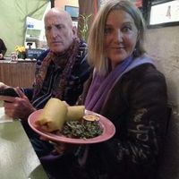 Mango curry coconut wrap at Peace Pies in San Diego