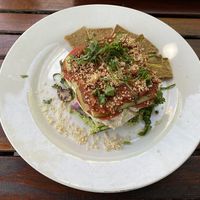 Loving Lasgana at Peace Pies in San Diego