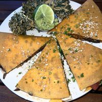 mushroom quesadilla   at Peace Pies in San Diego