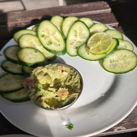 Chips and guac at Peace Pies in San Diego
