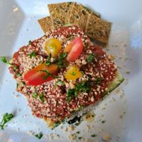 Loving Lasagna:.A work of art, no matter which way you look at it. at Peace Pies in San Diego