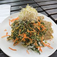 Karmic kale salad   at Peace Pies in San Diego