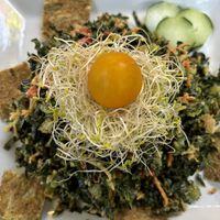 Karmic kale salad   at Peace Pies in San Diego