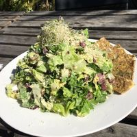 The Caesar salad — amazing! at Peace Pies in San Diego