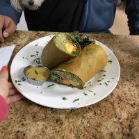 Mango curry wrap at Peace Pies in San Diego