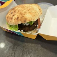 “Actual Veggies” burger   at PLNT Burger in Columbia