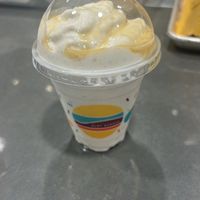 Banana crème brûlée milkshake  at PLNT Burger in Columbia