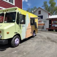 Look for the green truck of food joy! at Baba in Kerhonkson