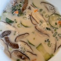 Tom Kha veggie and tofu    at White Orchids in Center Valley