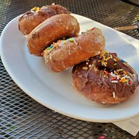 Vegan donuts! at Whidbey Doughnuts in Langley