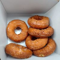 $24 of okay doughnuts  at Whidbey Doughnuts in Langley