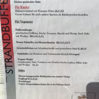 menu at Strandbuffet am Erlaufsee in Mariazell