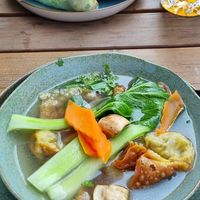 Sommerrollen, wan tan Suppe at An Chay in Leipzig