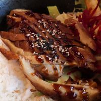 Bowl mit veganer Ente aus Saitan at An Chay in Leipzig