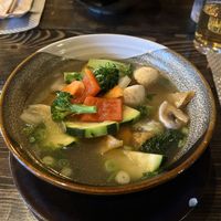 Big tom yam soup  at An Chay in Leipzig