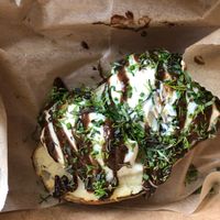 Twice baked potato made vegan at Forward Brewing in Annapolis