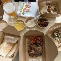 The spread  at Forward Brewing in Annapolis