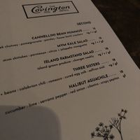 Apps  at The Covington Restaurant in Edgartown