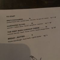 Starters at The Covington Restaurant in Edgartown