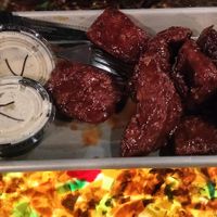 Seitan wings, trinity sauce at Trinity Brewing Company in Colorado Springs