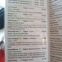Vegan white wines at El Coto in Newcastle Upon Tyne