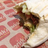 falafel wrap at Orick's in Dornbirn