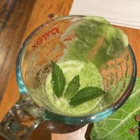 Pine juice   at Liquid Earth in Baltimore