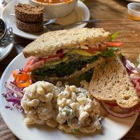 club with vegan mac at Liquid Earth in Baltimore