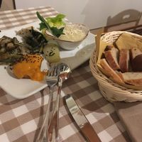 antipasto plate 👍🏾👍🏾 also great taste at Il Villino delle Rose in Valbrembo