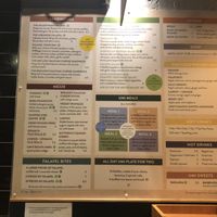 Big menu   at Umi Falafel - George's St Arcade in Dublin