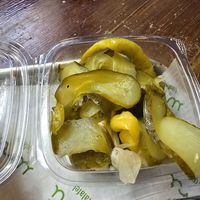 Pickles at Umi Falafel - George's St Arcade in Dublin