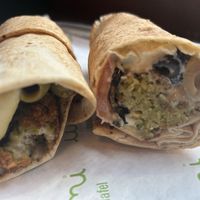 Falafel wrap  at Umi Falafel - George's St Arcade in Dublin