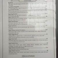 Jamaica Blue Vegan Menu at Jamaica Blue in Brookvale