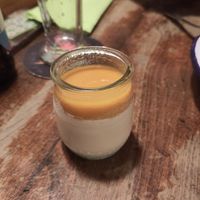 Coconut cream dessert at Jabiru Café in Strasbourg