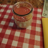 Pana cotta at Jabiru Café in Strasbourg