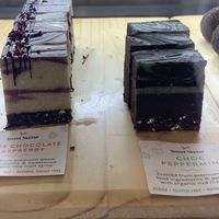 Plenty of vegan raw treats in the window, I couldn’t photograph them all!  at The Baker's Pantry in Noosaville