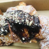 Chocolate croissant  at The Baker's Pantry in Noosaville