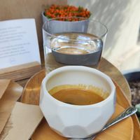 Specialty coffee at 4minutes Cafe in Budapest
