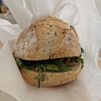 Avocado sandwich at 4minutes Cafe in Budapest